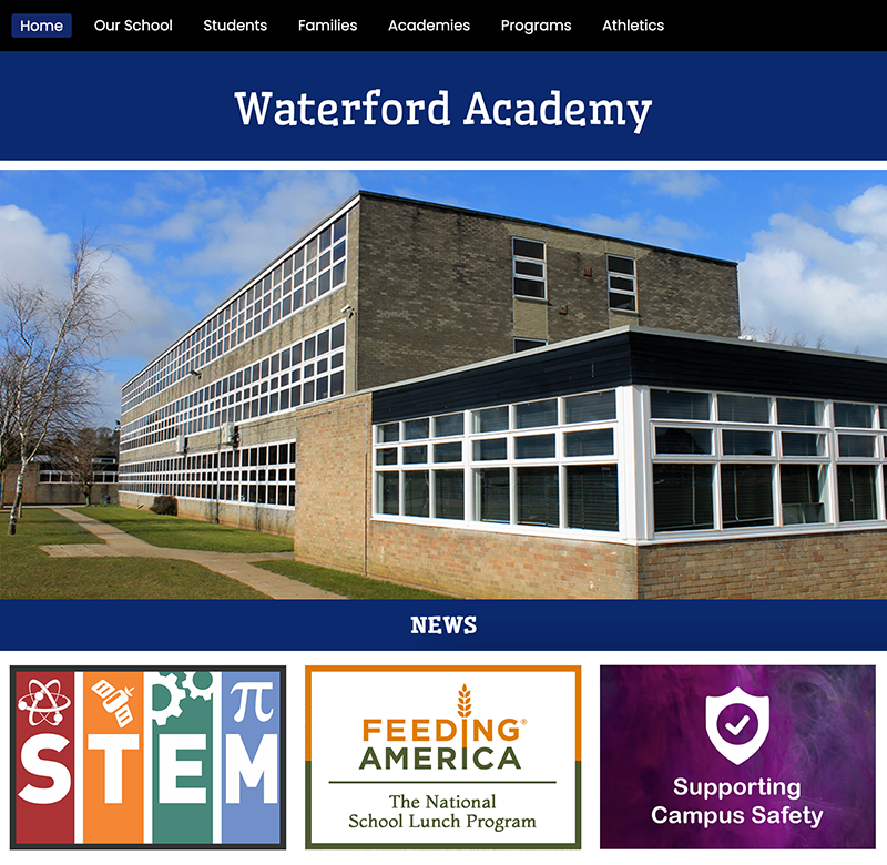 Waterford Academy Website